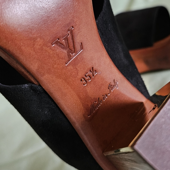 NDS Women's Louis Vuitton Designer Luxury High-End Sandals Heels Size 6 US - Picture 12 of 16